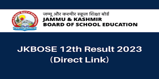 JK Board 12th Result 2023 Declared @jkbose.nic.in; Check Direct Link Here